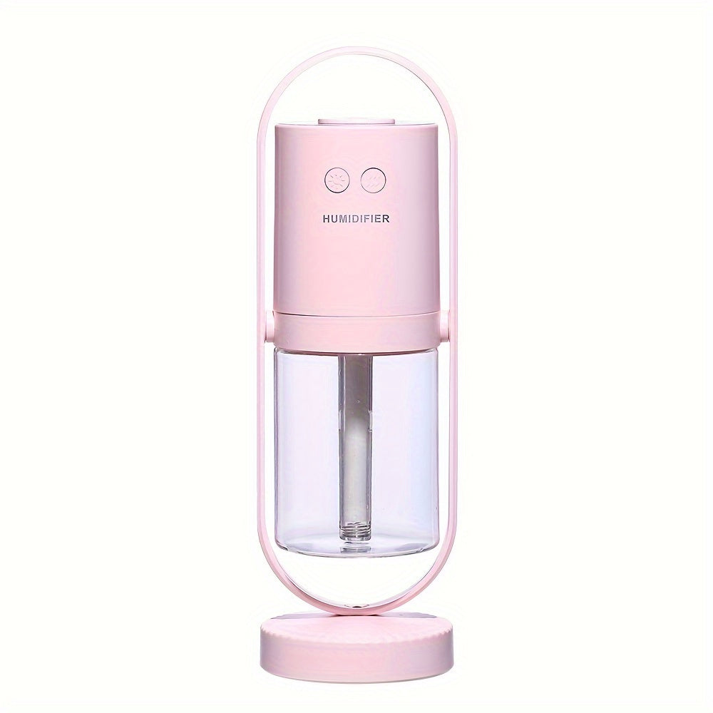 200ml LED Ultrasonic Humidifier - Whisper-Quiet Cool Mist, 7 Colorful Lights, Portable Mini Humidifier for Home, Office & Bedroom
