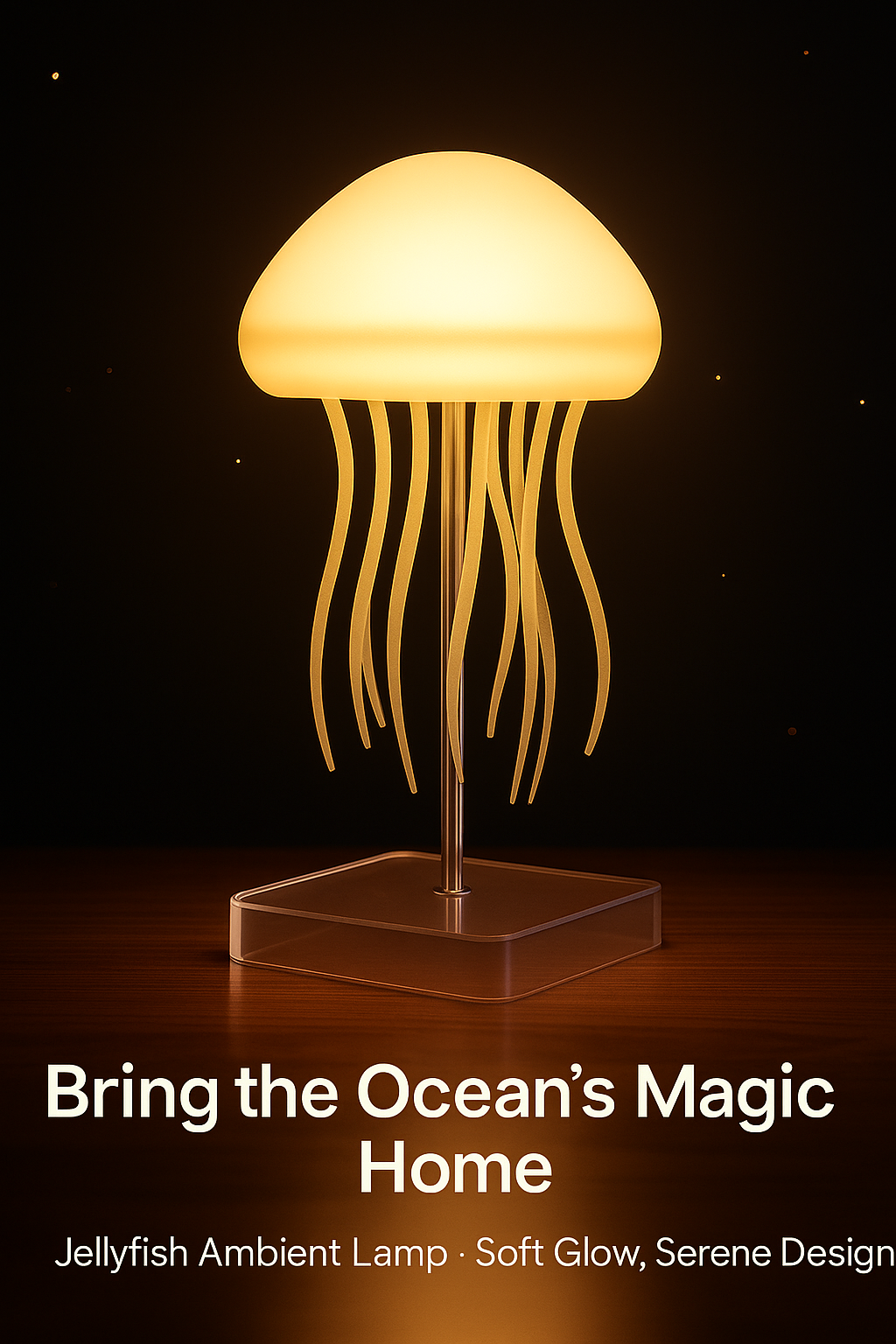 Jellyfish Cartoon LED Nihgt Light Voice Control Gradient Cute