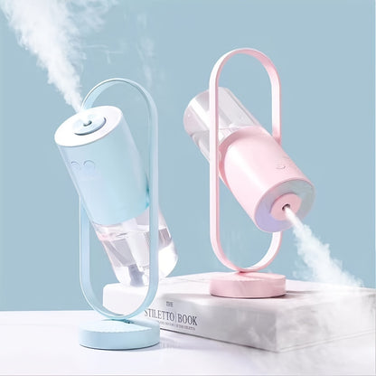 200ml LED Ultrasonic Humidifier - Whisper-Quiet Cool Mist, 7 Colorful Lights, Portable Mini Humidifier for Home, Office & Bedroom