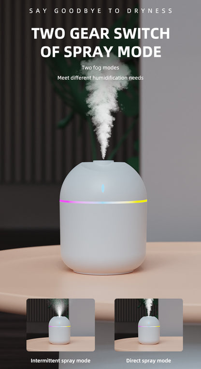 Air Humidifier Cool Mist Aroma Diffuser LED Night Light  power-off protect