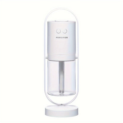 200ml LED Ultrasonic Humidifier - Whisper-Quiet Cool Mist, 7 Colorful Lights, Portable Mini Humidifier for Home, Office & Bedroom