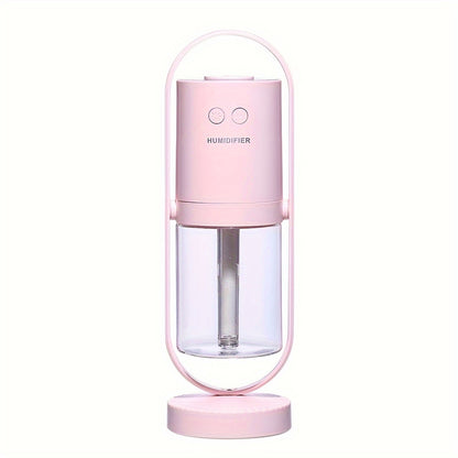 200ml LED Ultrasonic Humidifier - Whisper-Quiet Cool Mist, 7 Colorful Lights, Portable Mini Humidifier for Home, Office & Bedroom