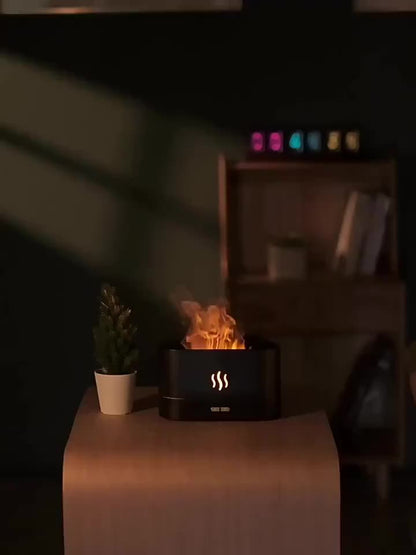 Warm Light Flame Humidifier