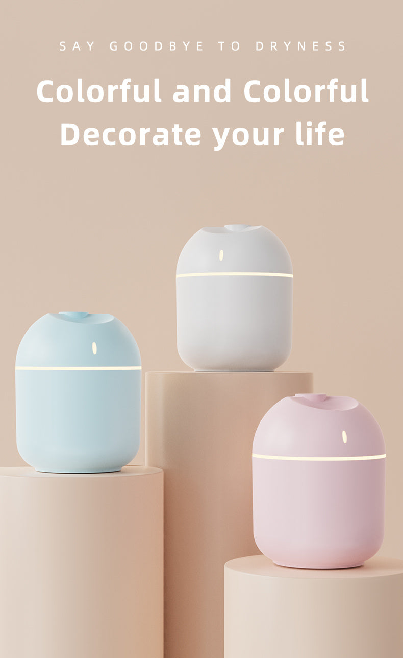 Air Humidifier Cool Mist Aroma Diffuser LED Night Light  power-off protect
