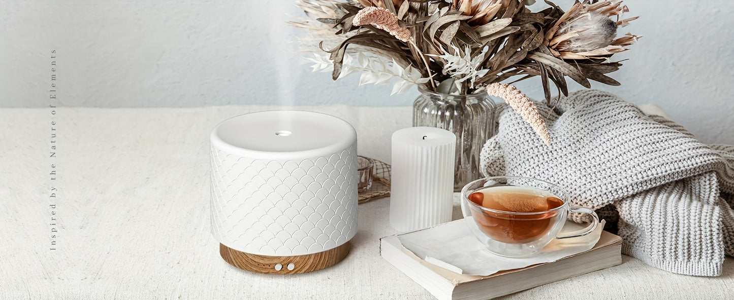 Essential Oil Diffuser, Ceramic Diffuser for Essential Oil Large Room Diffusers.