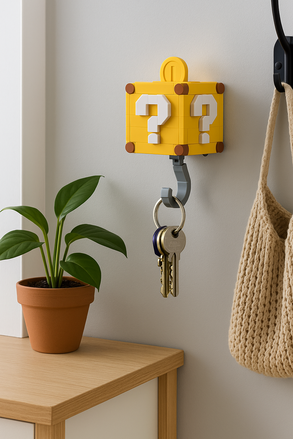 Coin Building Blocks Keychain Set Pendant -  Unique Gifts Christmas Gifts