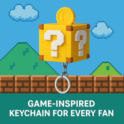 Coin Building Blocks Keychain Set Pendant -  Unique Gifts Christmas Gifts