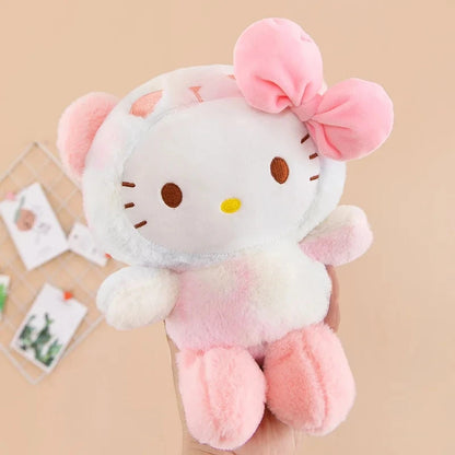 Sanrio 25Cm Anime Kuromid Toys Kawaii Mymelody Cinnamorol Plush Soft Stuffed Animals Doll Plushie Pillow Xmas Gift Decor