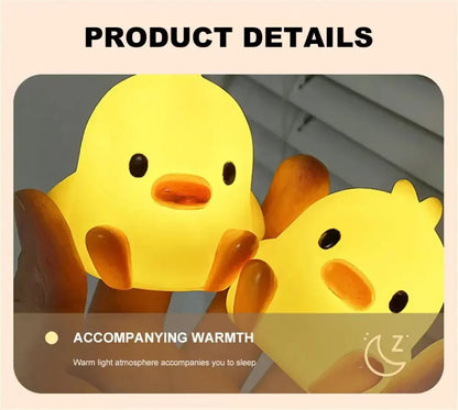 Duck Night Light Bedroom Decoration Cute Cartoon Animal