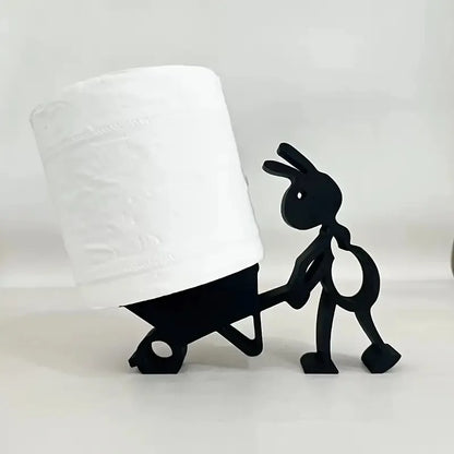 Cute Simple Animal Tissue Holder -Minimalist And Practical Paper Roll Holder