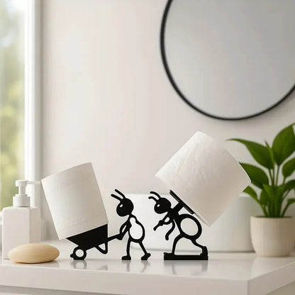 Cute Simple Animal Tissue Holder -Minimalist And Practical Paper Roll Holder