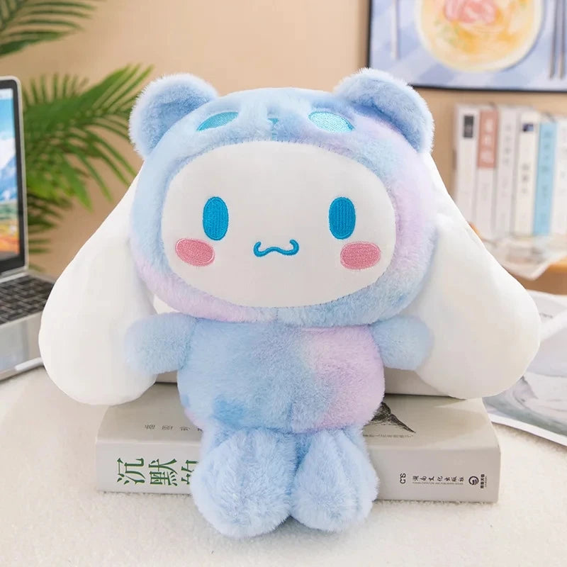 Sanrio 25Cm Anime Kuromid Toys Kawaii Mymelody Cinnamorol Plush Soft Stuffed Animals Doll Plushie Pillow Xmas Gift Decor
