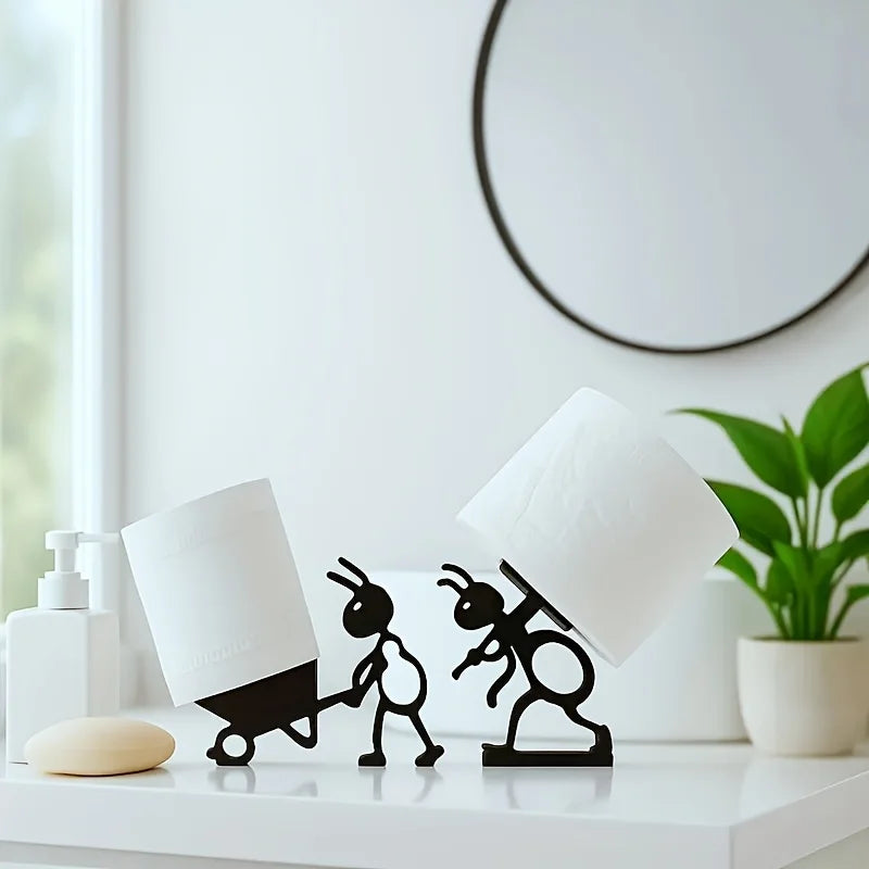 Cute Simple Animal Tissue Holder -Minimalist And Practical Paper Roll Holder