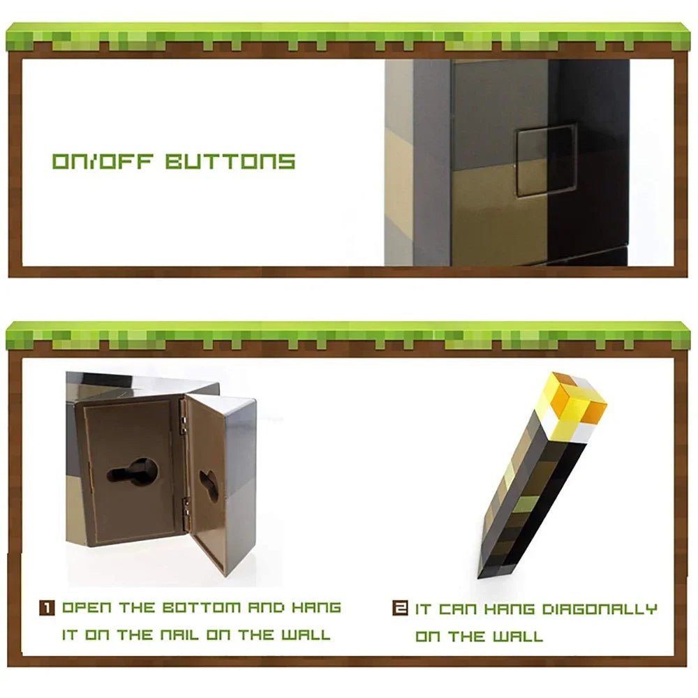 Creative Brownstone Torch LED Night Light