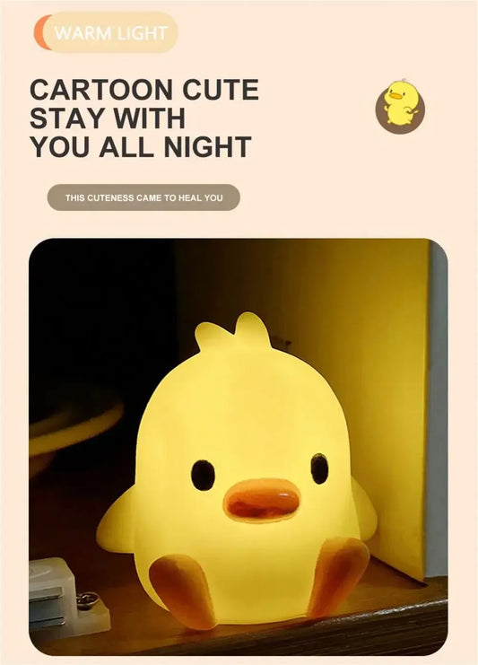 Duck Night Light Bedroom Decoration Cute Cartoon Animal
