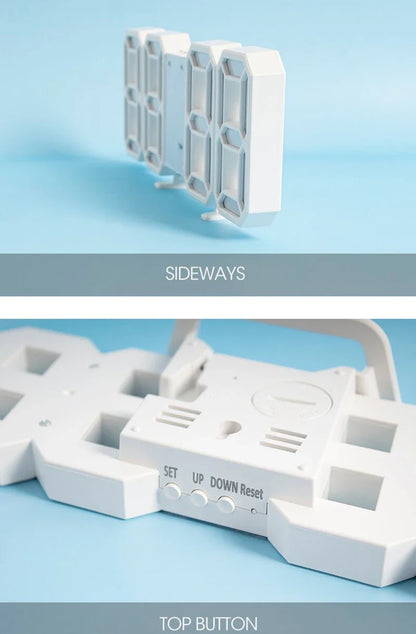 Clock 3D LED Digital Alarm Clock Wall Clock For Home/kitchen/office Clocks Decor Garden