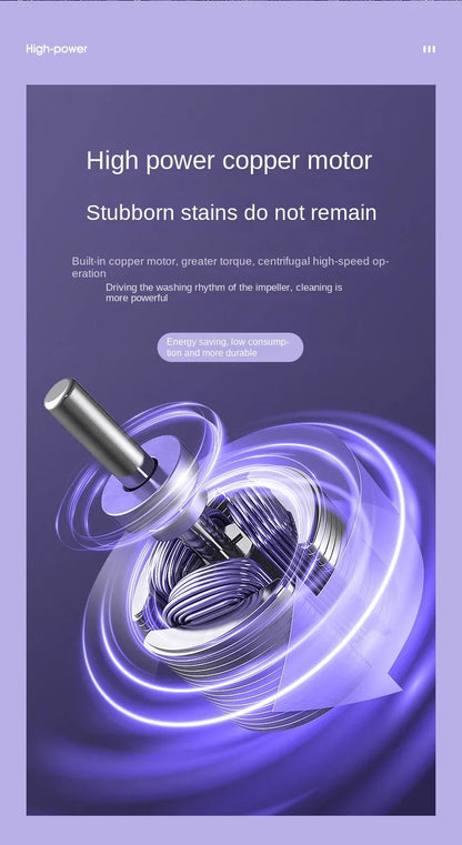 Portable Small Foldable Washing Machine with Spin Dryer For Socks Underwear Panties Washer