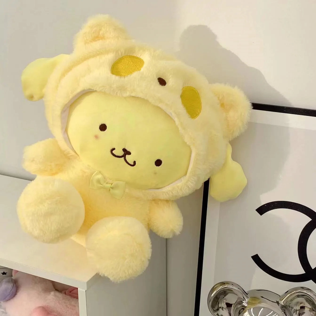 Sanrio 25Cm Anime Kuromid Toys Kawaii Mymelody Cinnamorol Plush Soft Stuffed Animals Doll Plushie Pillow Xmas Gift Decor