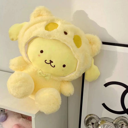 Sanrio 25Cm Anime Kuromid Toys Kawaii Mymelody Cinnamorol Plush Soft Stuffed Animals Doll Plushie Pillow Xmas Gift Decor