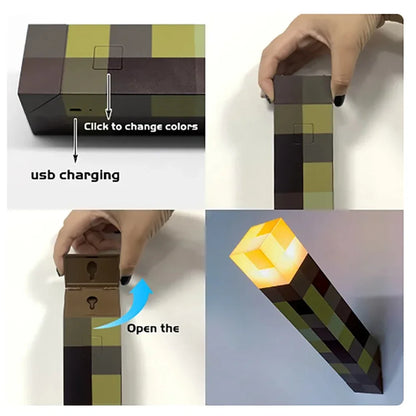 Creative Brownstone Torch LED Night Light