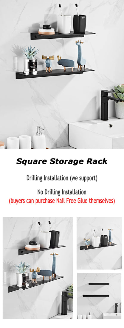 Bathroom Shelf Aluminum Floating Shelves for Wall Mounted Shower