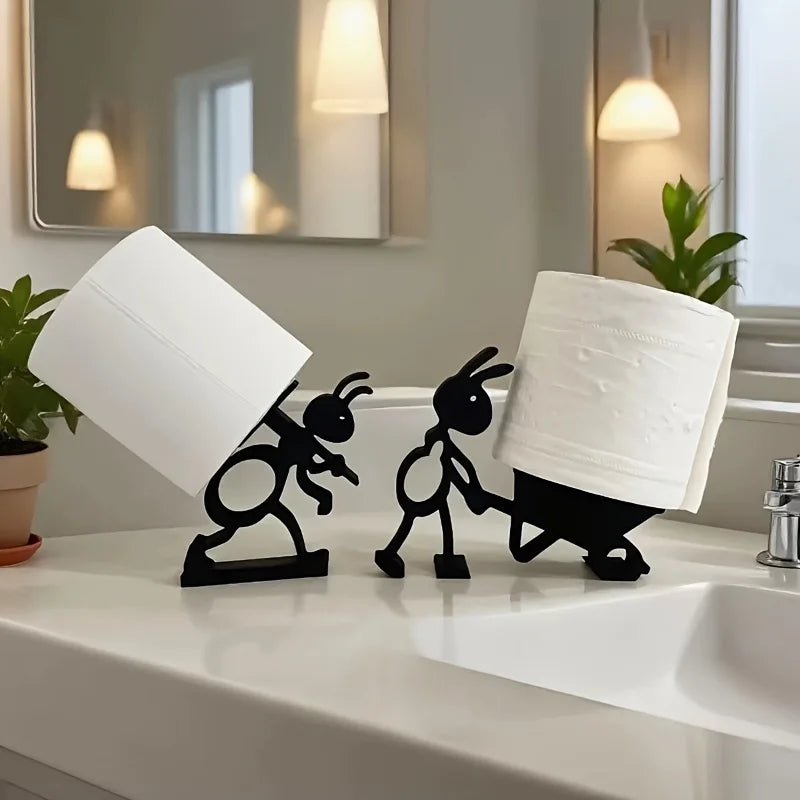 Cute Simple Animal Tissue Holder -Minimalist And Practical Paper Roll Holder