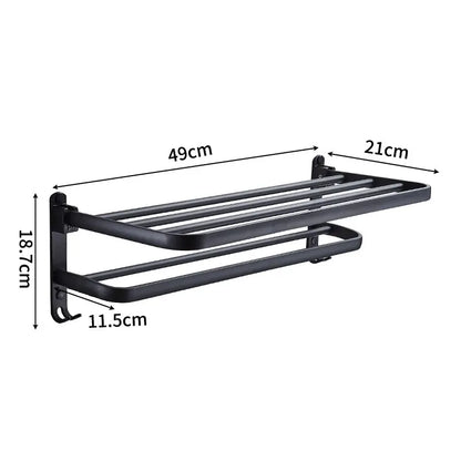 Matte Black 50CM Folding Holder