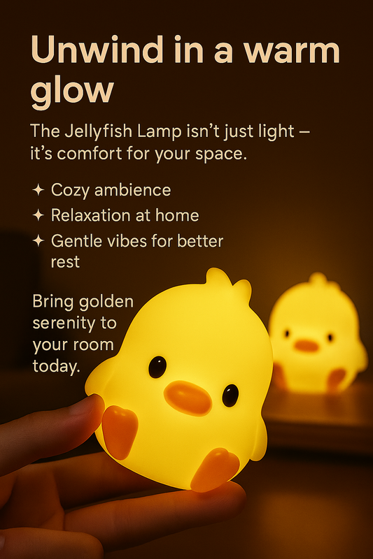 Duck Night Light Bedroom Decoration Cute Cartoon Animal