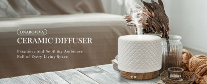 Essential Oil Diffuser, Ceramic Diffuser for Essential Oil Large Room Diffusers.