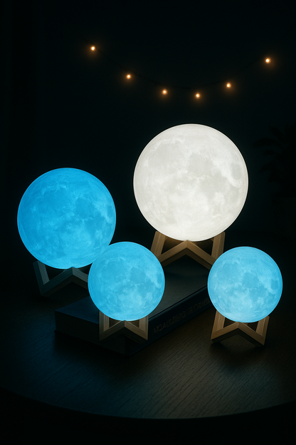 USB Rechargeable Moon Lamp (Lunar Ember)