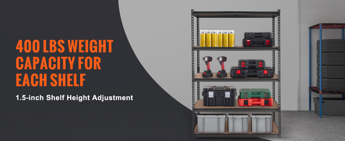 5 Layers Standing Storage Shelving Unit Heavy Duty Organizer