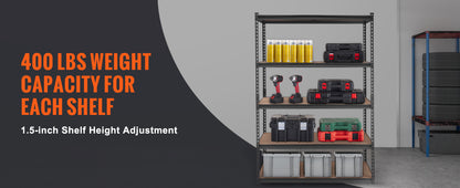 5 Layers Standing Storage Shelving Unit Heavy Duty Organizer