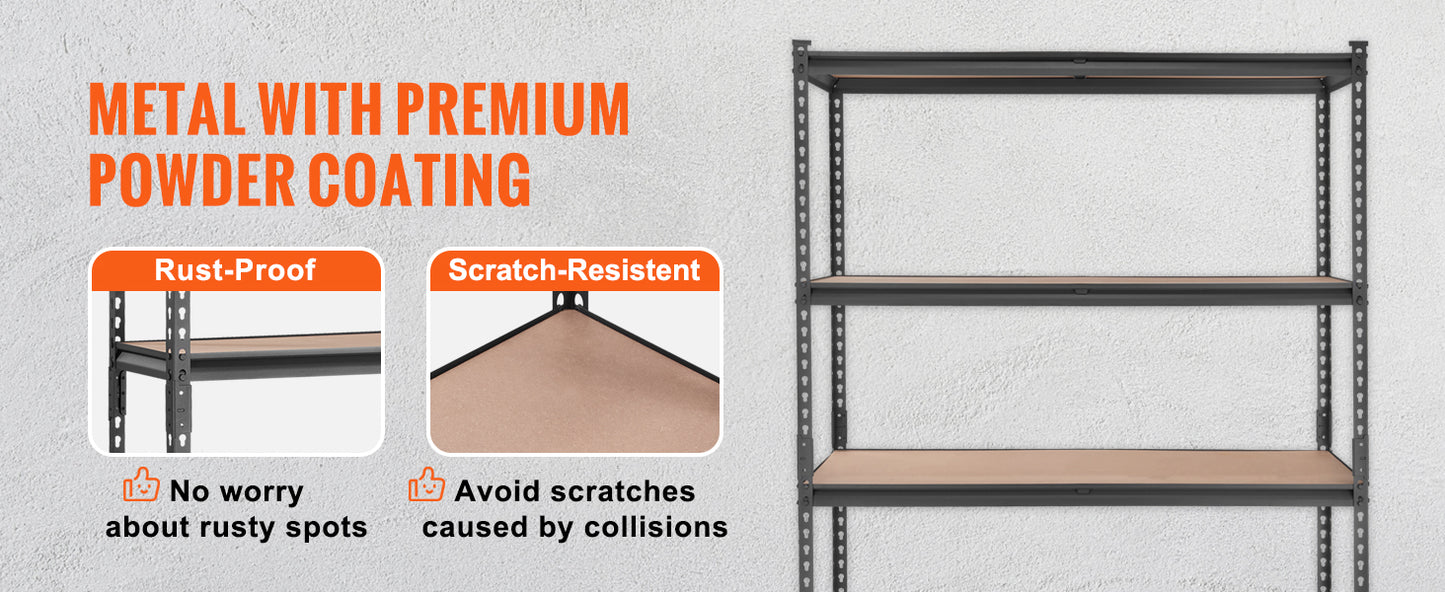 5 Layers Standing Storage Shelving Unit Heavy Duty Organizer