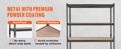 5 Layers Standing Storage Shelving Unit Heavy Duty Organizer